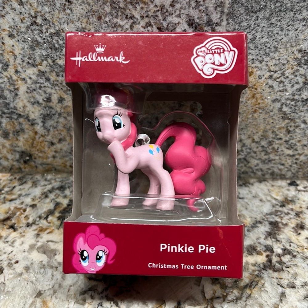 Christmas tree ornament-my little pony-pinkie pie-New in box hallmark/pony